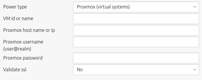 MaaS power type configuration